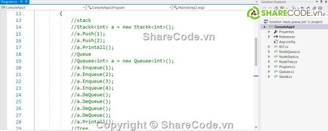 lập trình c#,learning c#,stack c++,queue c++,Lập trình stack,cây tìm kiếm nhị phân